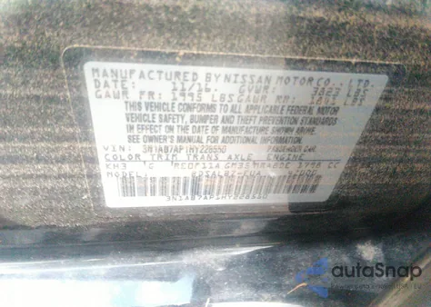 2017 Nissan Sentra S z USA, uszkodzony, nr VIN 3N1AB7AP1HY228550